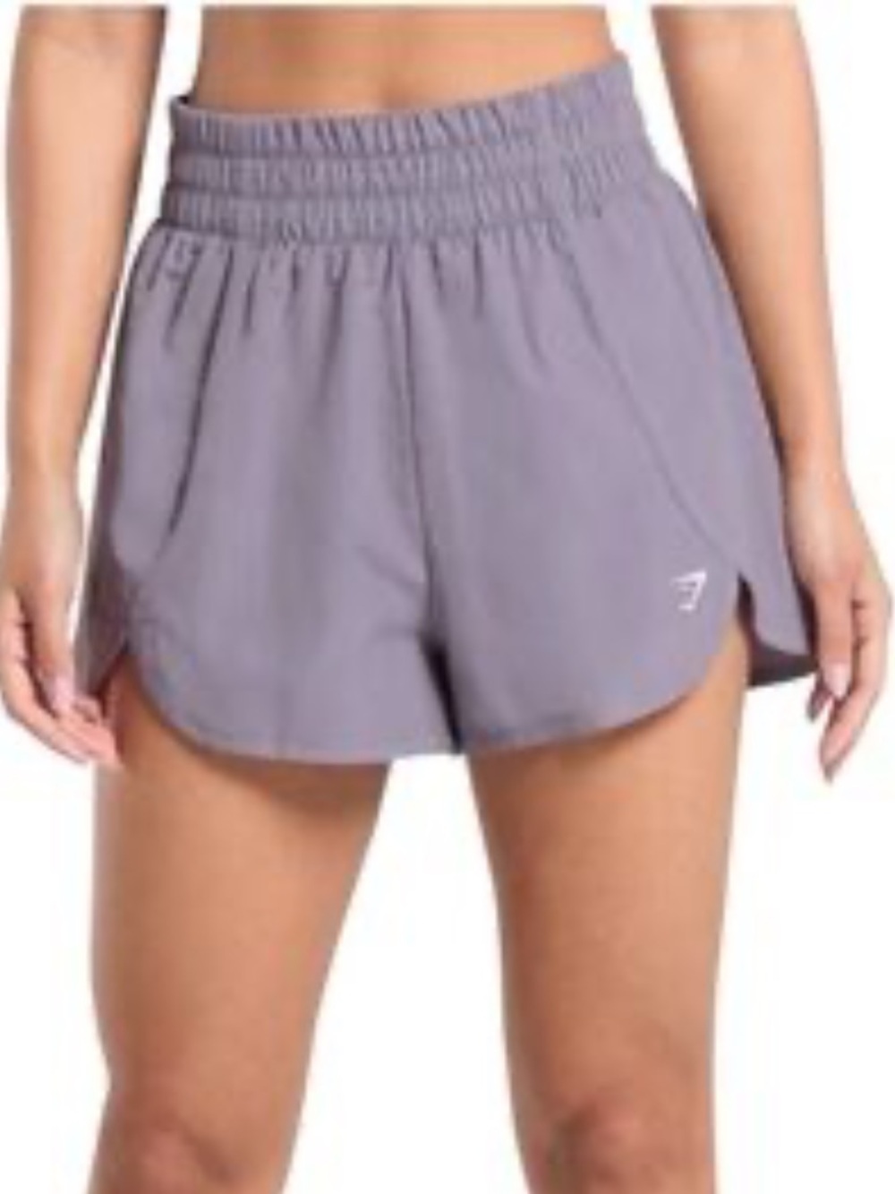 Gymshark high rise loose fit shorts - dusty purple S - Picture 2 of 5